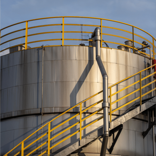 Skilled technicians performing catalyst screening and reactor maintenance in Jubail