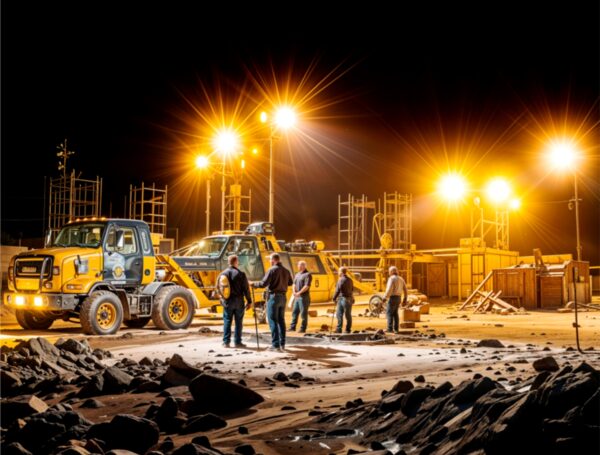 Heavy construction equipment rental Saudi Arabia cranes trucks