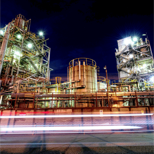 Post Weld Heat Treatment (PWHT) process being performed on industrial pipeline in Saudi Arabia.